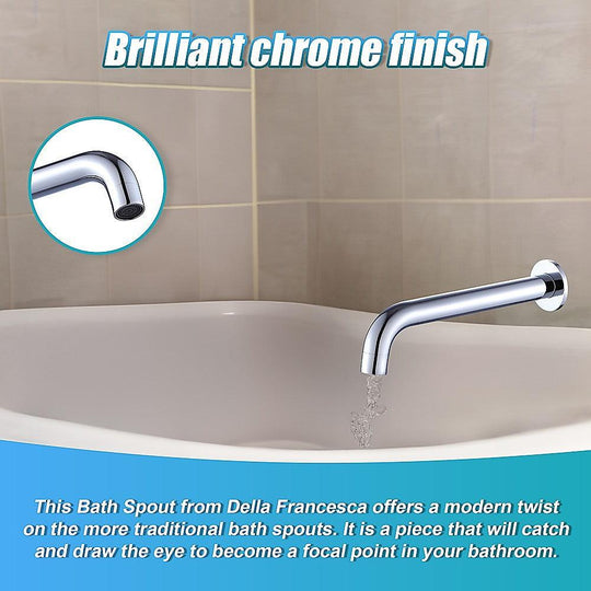 Buy 220mm Bath Spout in Polished Chrome Finish discounted | Products On Sale Australia