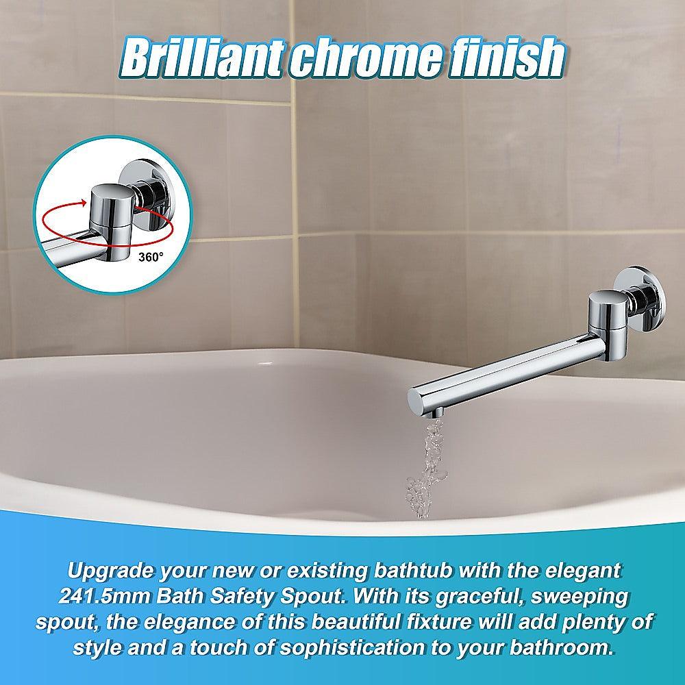 Buy 240mm Brass Bath Safety Spout Swivel discounted | Products On Sale Australia