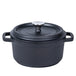 Buy 24cm Pre-seasoned NonStick Cast Iron Dutch Oven Handles Lid Skillet Cookware Braising Pot Pan Casserole discounted | Products On Sale Australia