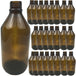 Buy 24x 600ml Brown Glass Bottle Plinking Shooting Target Practice without Lids/Caps discounted | Products On Sale Australia