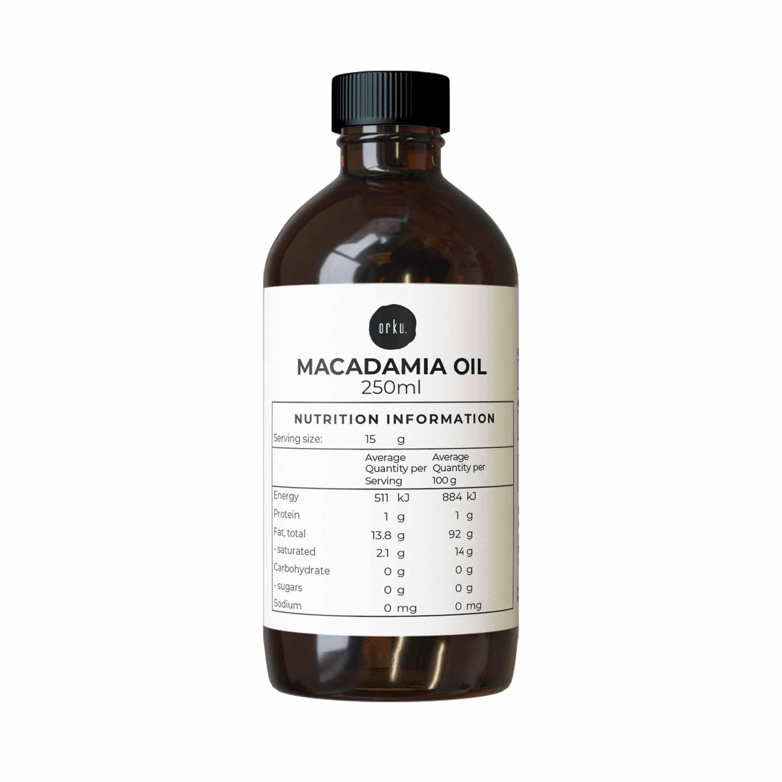 Buy 250ml Macadamia Nut Oil - Natural Cold Pressed Food Grade 100% Pure Cooking Oils discounted | Products On Sale Australia