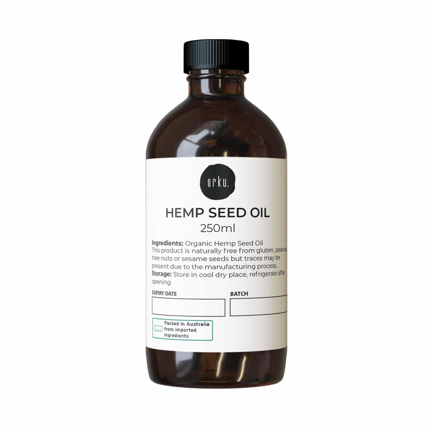 Buy 250ml Organic Hemp Seed Oil - Cold Pressed Food Grade Healthy Oils Foods discounted | Products On Sale Australia