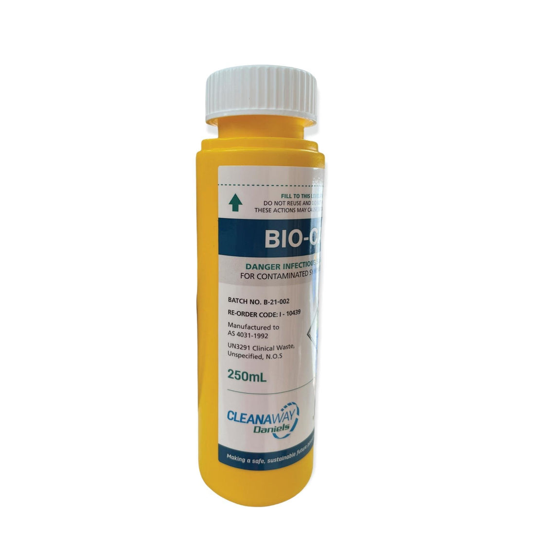 Buy 250ml Sharps Container Needle Biohazard Bin Disposal - Medical Waste Box discounted | Products On Sale Australia