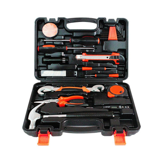 Buy 25Pcs Household Hand Tools Set Kit Box with Hard Storage Case Home Supplies discounted | Products On Sale Australia