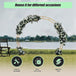 Buy 260cm Gold Metal Wedding Arch Round Balloon Birthday Party discounted | Products On Sale Australia