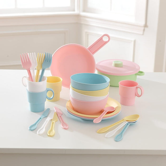 Buy 27pc Cookware Set - Pastel for kids discounted | Products On Sale Australia