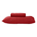 Buy 280TC 50% Polyester 50% Cotton Sheet Set Single Red discounted | Products On Sale Australia