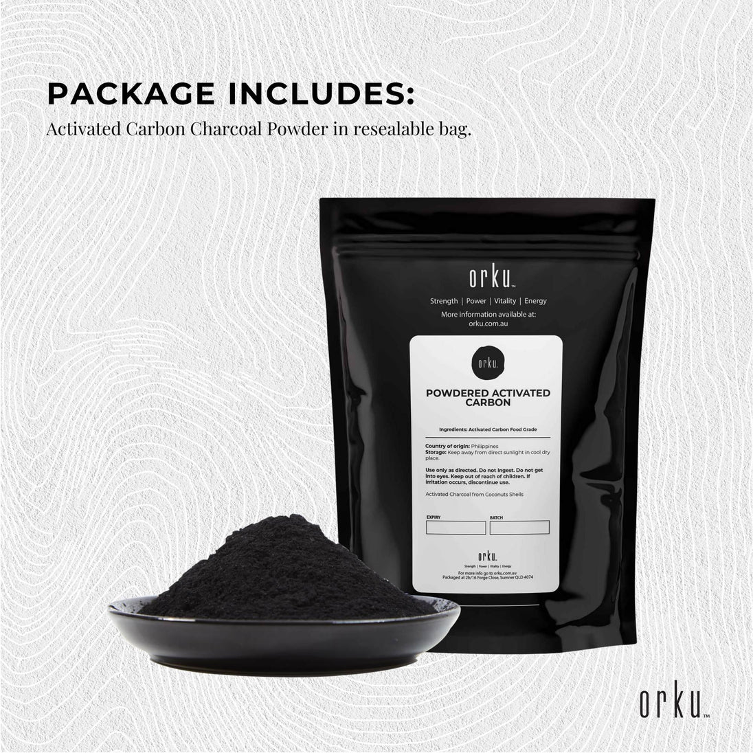 Buy 2Kg Activated Carbon Powder Coconut Charcoal - Teeth Whitening + Skin discounted | Products On Sale Australia