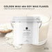 Buy 2Kg Golden 464 Soy Wax Flakes Bucket - 100% Pure Natural DIY Candle Melts Chips discounted | Products On Sale Australia