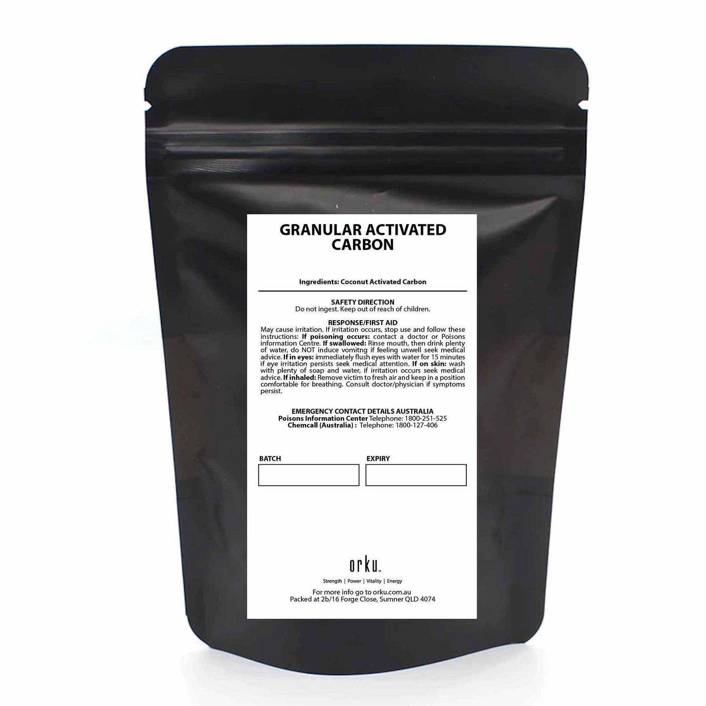 Buy 2Kg Granular Activated Carbon GAC Coconut Shell Charcoal - Water Air Filtration discounted | Products On Sale Australia