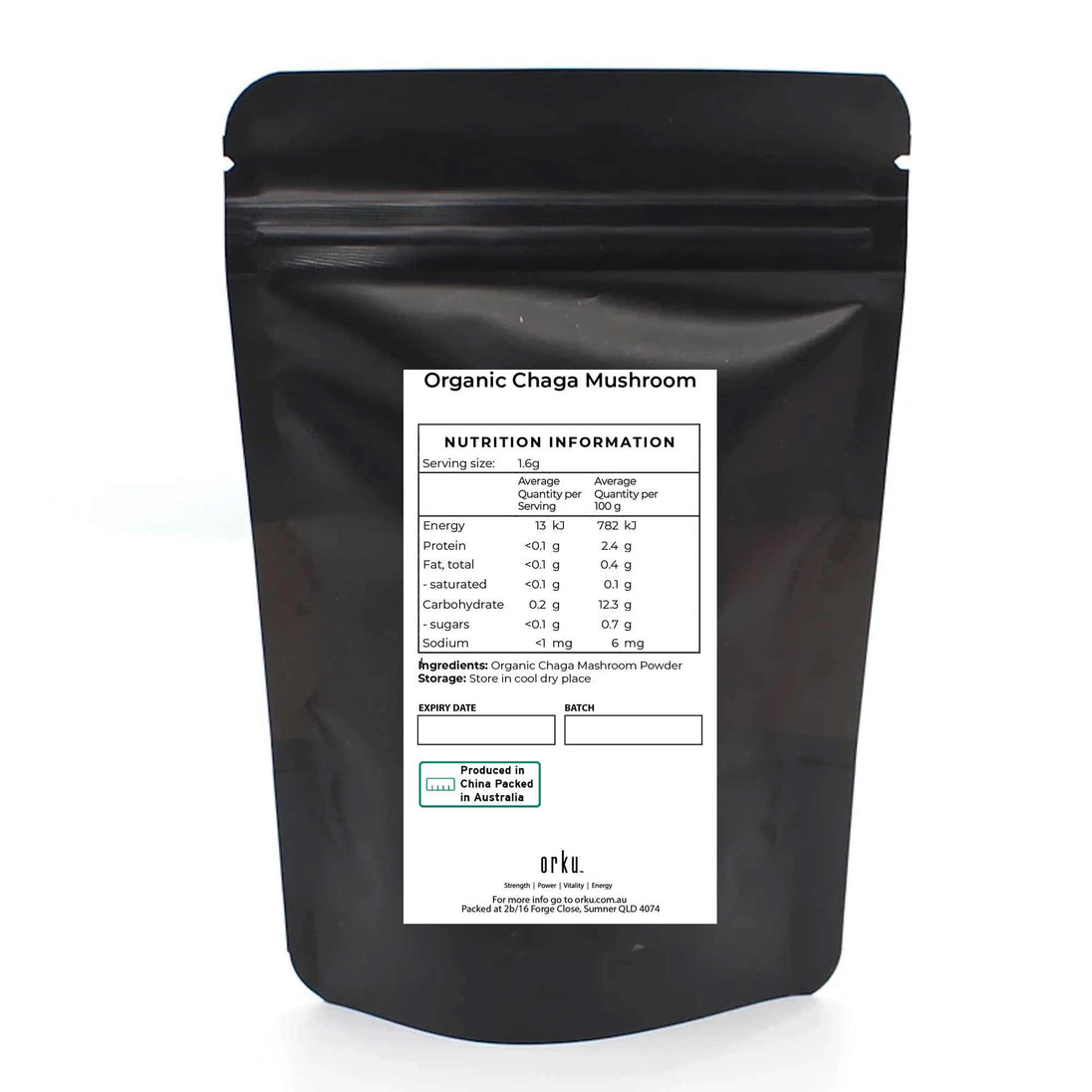 Buy 2Kg Organic Chaga Mushroom Powder - Supplement Inonotus Obliquus Health Food discounted | Products On Sale Australia