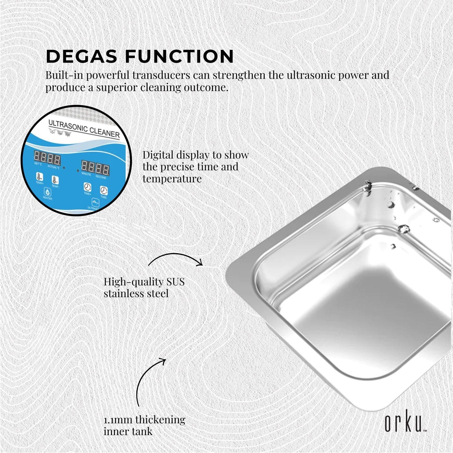 Buy 2L Digital Ultrasonic Cleaner Jewelry Ultra Sonic Bath Degas Parts Cleaning discounted | Products On Sale Australia