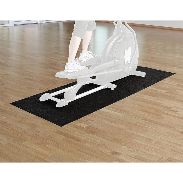 Buy 2m Gym Rubber Floor Mat Reduce Treadmill Vibration discounted | Products On Sale Australia