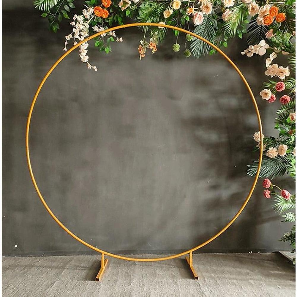 Buy 2M Wedding Hoop Round Circle Arch Backdrop Flower Display Stand Frame Background discounted | Products On Sale Australia