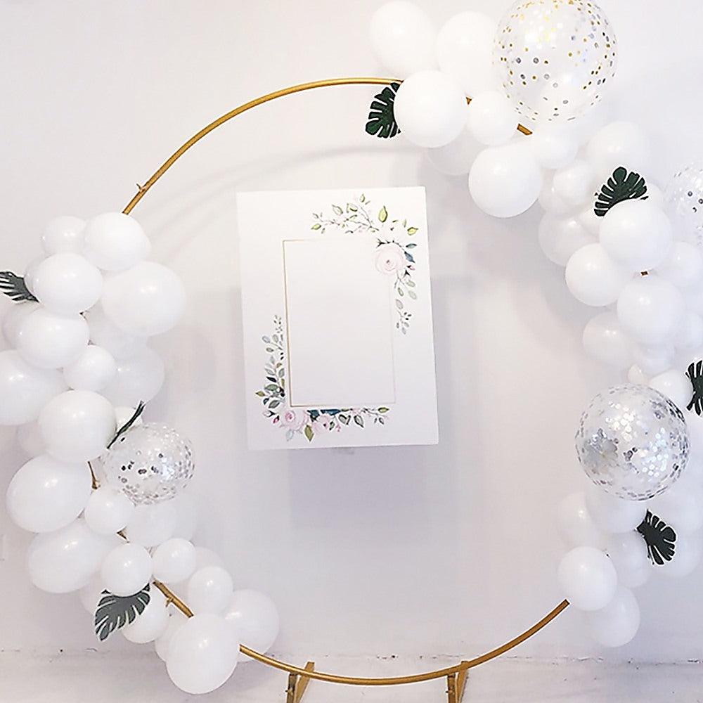 Buy 2M Wedding Hoop Round Circle Arch Backdrop Flower Display Stand Frame Background discounted | Products On Sale Australia