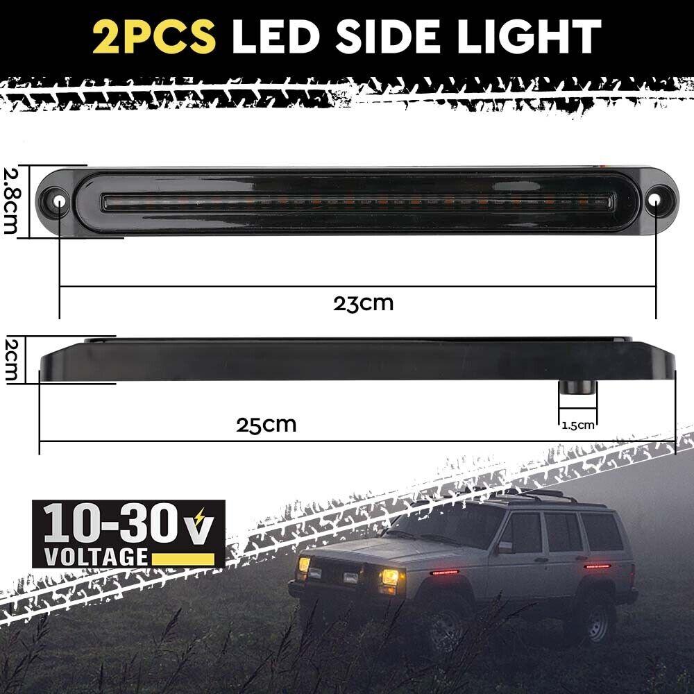 Buy 2Piece LED Tail Lights Flowing Turn Signal Stop brake Trailer Truck Caravan IP68 discounted | Products On Sale Australia