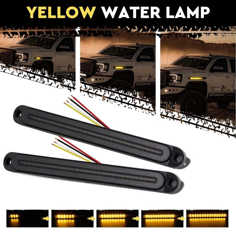 Buy 2Piece LED Tail Lights Flowing Turn Signal Stop brake Trailer Truck Caravan IP68 discounted | Products On Sale Australia