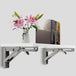 Buy 2x 20" Stainless Steel Folding Table Bracket Shelf Bench 50kg Load Heavy Duty discounted | Products On Sale Australia