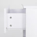 Buy 2X Bedside Tables Storage Cabinet Nightstand 1 Drawer 1 Shelf ELLA WHITE discounted | Products On Sale Australia