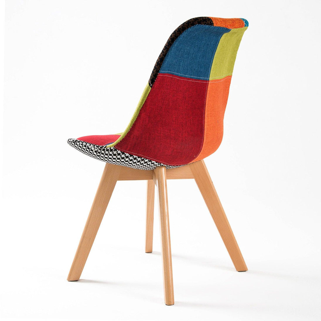 Buy 2X Retro Dining Cafe Chair Padded Seat MULTI COLOUR discounted | Products On Sale Australia