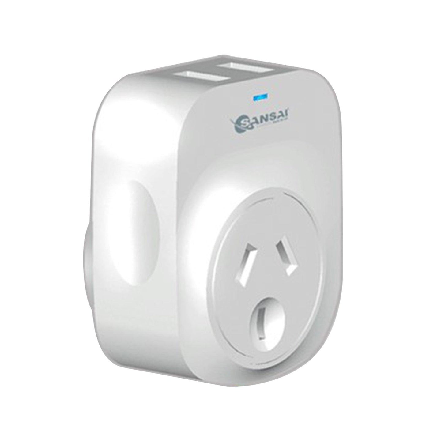 Buy 2X Sansai Travel Adaptor 2 X USB - UK discounted | Products On Sale Australia