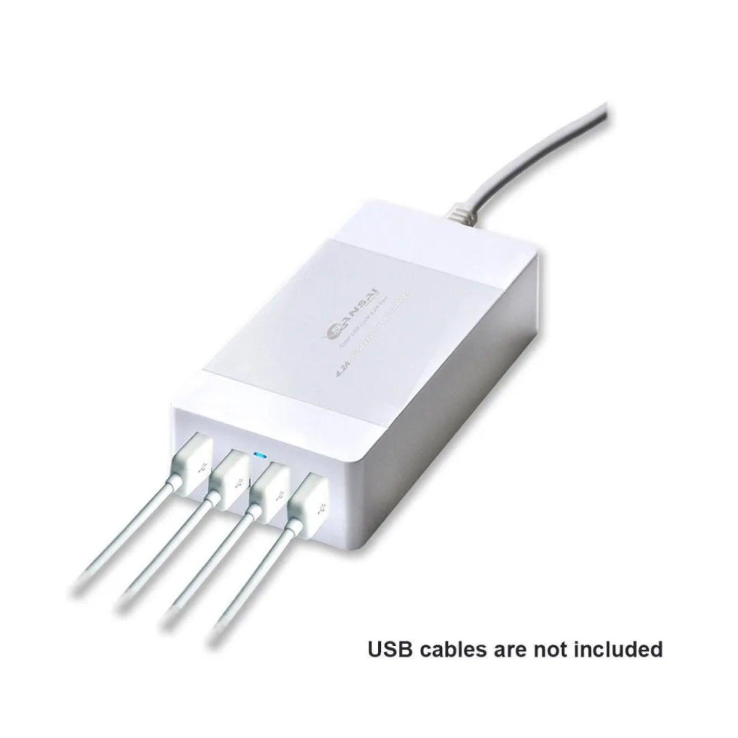 Buy 2X Sansai USB Charging 4.2A 4-Ports Station B discounted | Products On Sale Australia