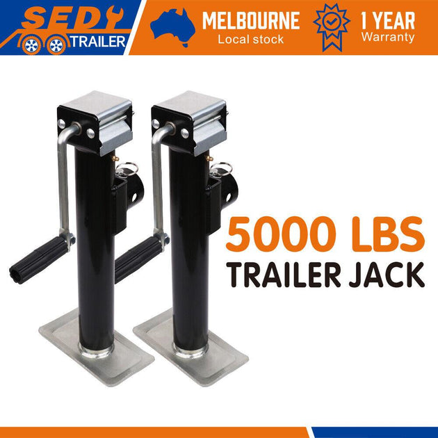 Buy 2x Trailer Caravan Canopy Jack Stand 2267kg/ 5000lbs Heavy Duty Weld Bracket discounted | Products On Sale Australia