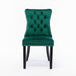 Buy 2x Velvet Dining Chairs- Green discounted | Products On Sale Australia