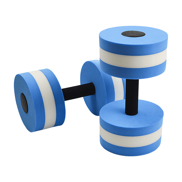 Buy 2x Water Aerobics Dumbbell EVA Aquatic Barbell Aqua Fitness discounted | Products On Sale Australia