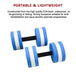 Buy 2x Water Aerobics Dumbbell EVA Aquatic Barbell Aqua Fitness discounted | Products On Sale Australia