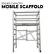 Buy 3.0M Aluminium Scaffold Mobile Tower Single Width Platform Height AU Standard discounted | Products On Sale Australia