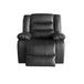 Buy 3+1+1 Seater Recliner Sofa In Faux Leather Lounge Couch in Black discounted | Products On Sale Australia