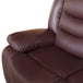 Buy 3+2+1 Seater Recliner Sofa In Faux Leather Lounge Couch in Brown discounted | Products On Sale Australia