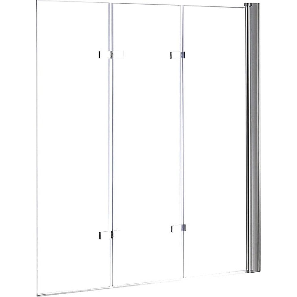 Buy 3 Fold Chrome Folding Bath Shower Screen Door Panel 1300mm x 1400mm discounted | Products On Sale Australia