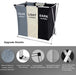 Buy 3 in 1 Large 135L Laundry Clothes Hamper Basket with Waterproof bags and Aluminum Frame (Multi) discounted | Products On Sale Australia