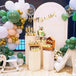 Buy 3 PCS Carboard Round Plinth Cylinder Pedestal Wedding Flower Display Stand discounted | Products On Sale Australia