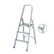 Buy 3-Step Ladder Multi Purpose Foldable Folding Aluminium Home Office Shop discounted | Products On Sale Australia