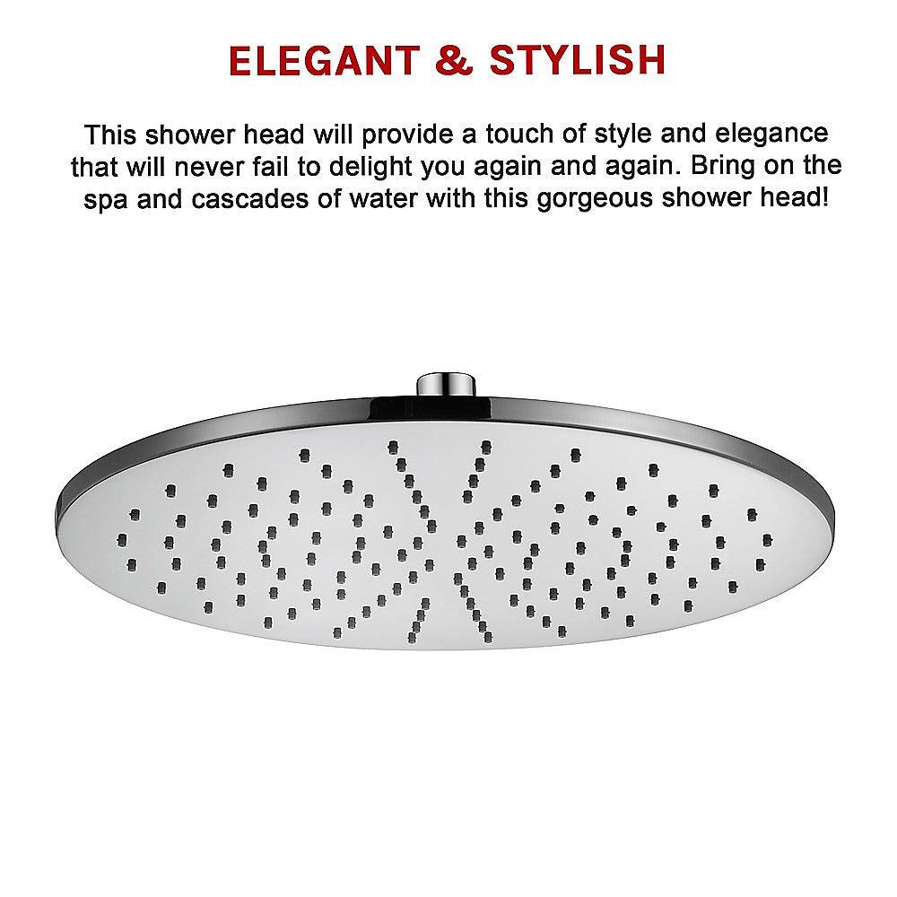 Buy 300mm Brass Shower Head Round Chrome Showerhead discounted | Products On Sale Australia