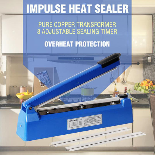 Buy 300mm Impulse Heat Sealer Sealing SAA Machine Electric Plastic Poly Bag discounted | Products On Sale Australia