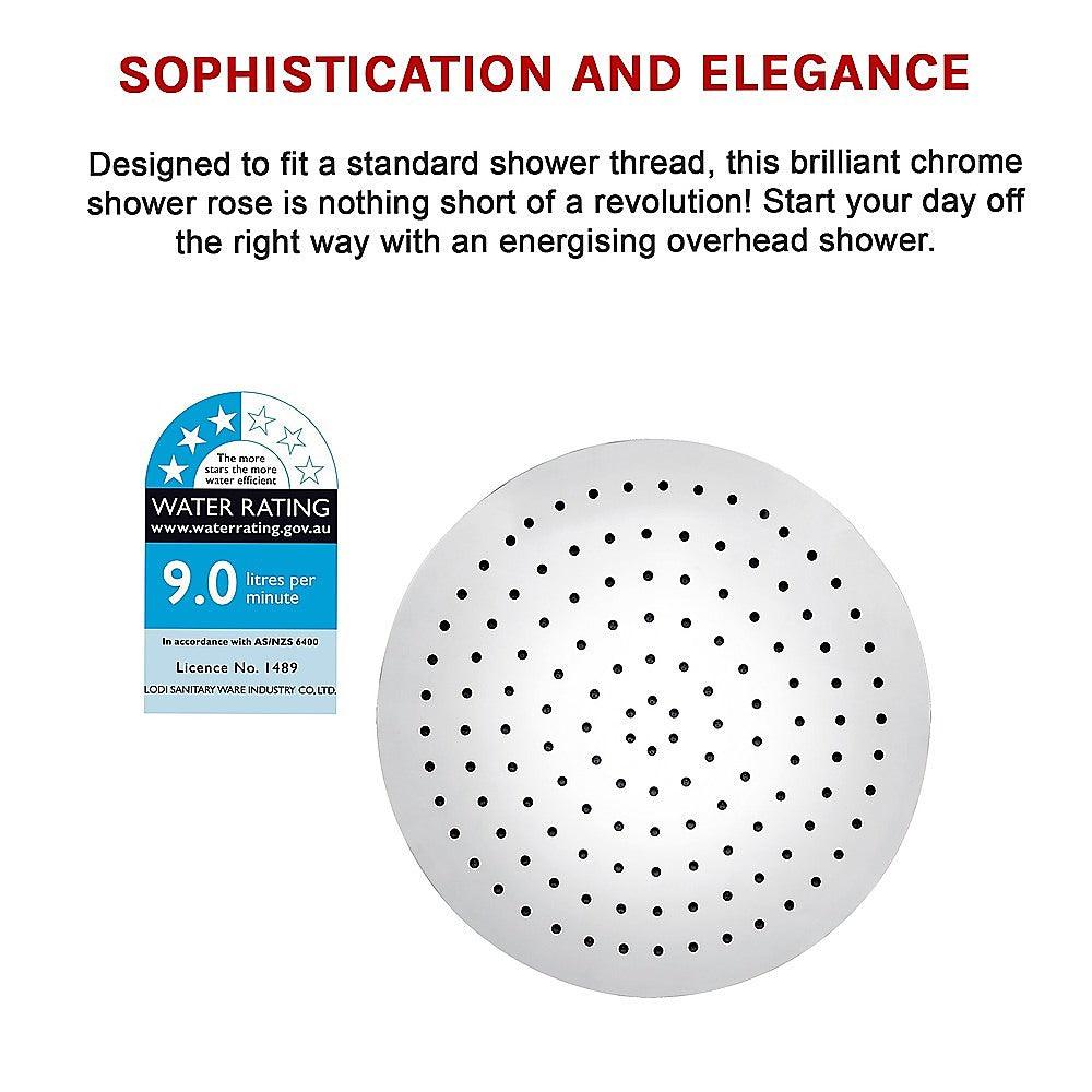 Buy 300mm Shower Head Round 304SS Chrome Showerhead discounted | Products On Sale Australia