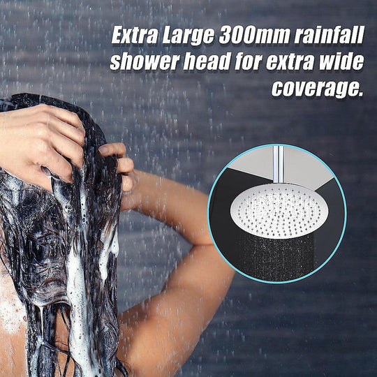 Buy 300mm Shower Head Round 304SS Chrome Showerhead discounted | Products On Sale Australia