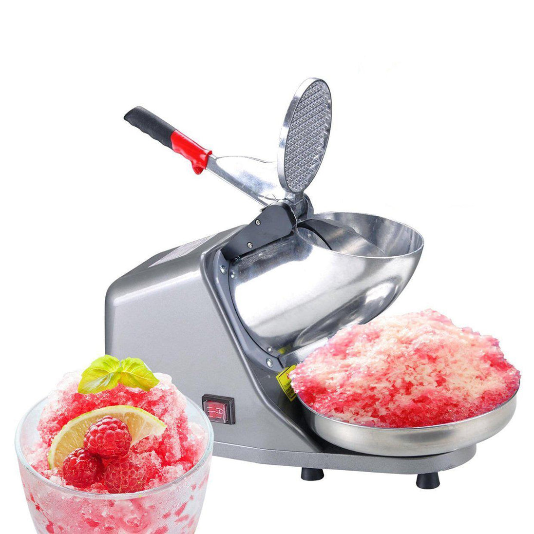 Buy 300W Electric Ice Crusher Shaver StainlessSteel Blade Cone Maker Kitchen machine discounted | Products On Sale Australia