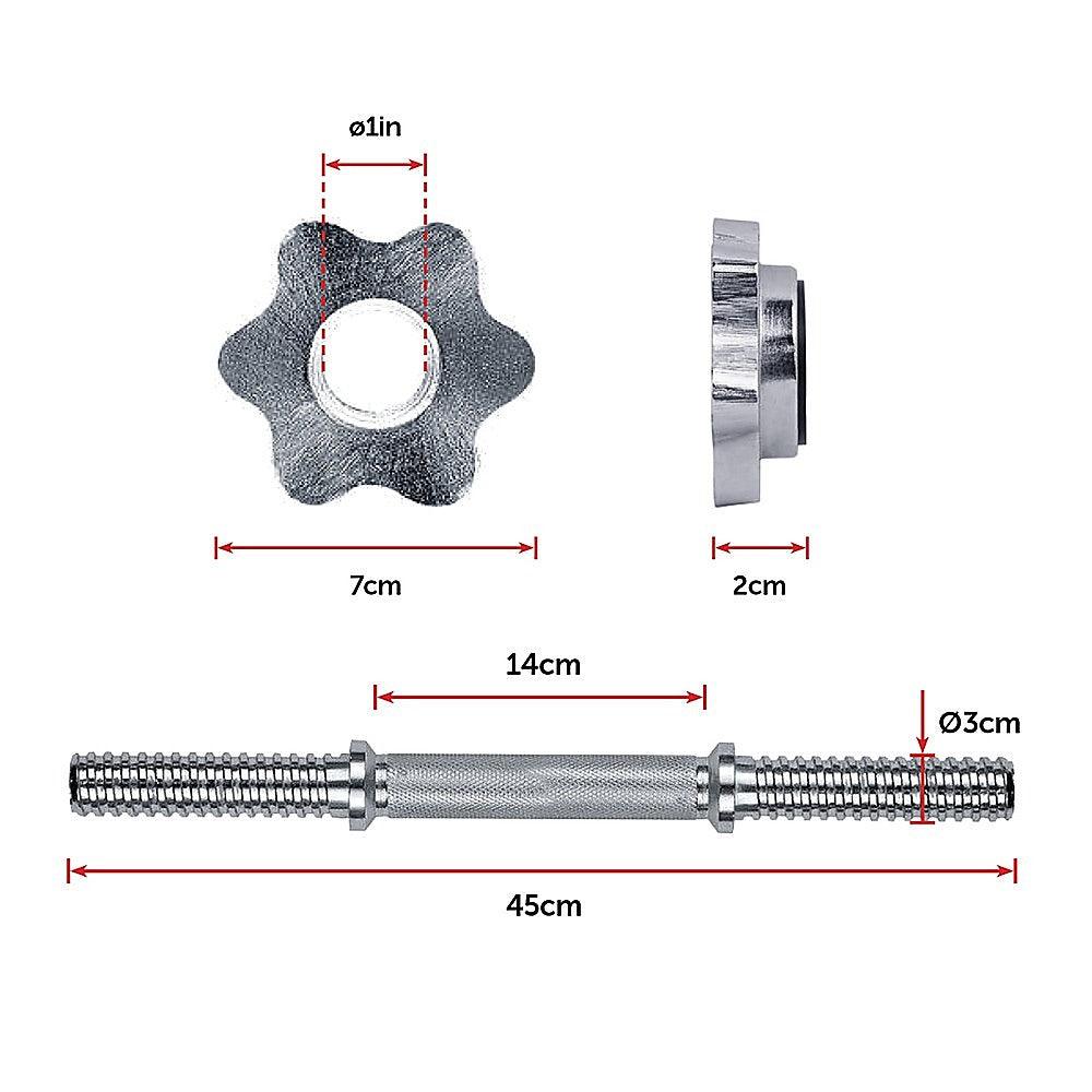 Buy 30KG Dumbbell Adjustable Weight Set discounted | Products On Sale Australia