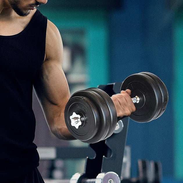 Buy 30KG Dumbbell Adjustable Weight Set discounted | Products On Sale Australia