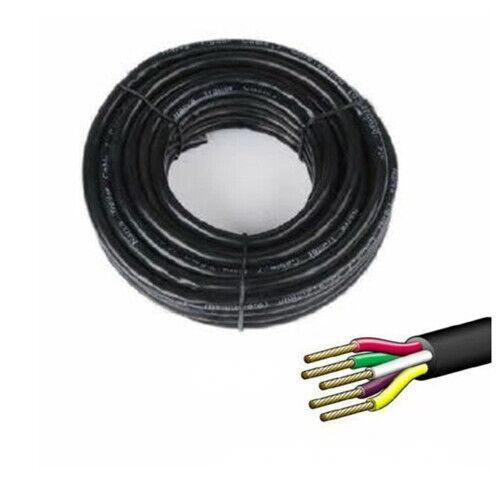 Buy 30M X 5 Core Wire Cable Trailer Cable Automotive Boat Caravan Truck Coil V90 PVC discounted | Products On Sale Australia