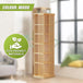 Buy 360 Rotating Bookshelf Bamboo Storage Display Rack Shelving in Wood discounted | Products On Sale Australia