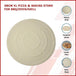 Buy 38cm XL Pizza & Baking Stone for BBQ/Oven/Grill discounted | Products On Sale Australia