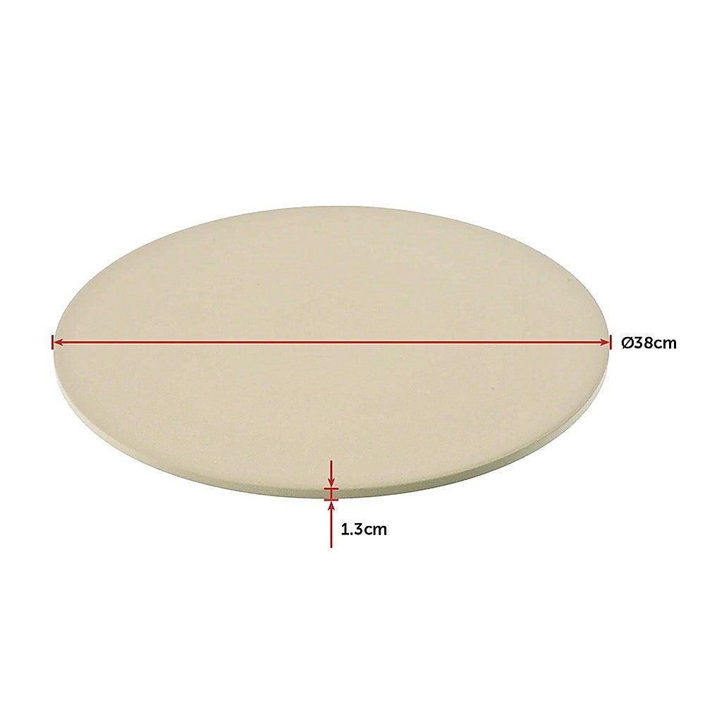 Buy 38cm XL Pizza & Baking Stone for BBQ/Oven/Grill discounted | Products On Sale Australia