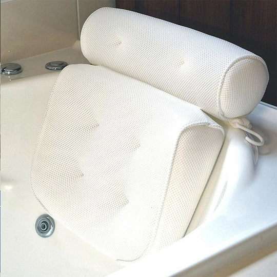 Buy 3D Spa Mesh Bath Pillow Neck Back Support Bathtub Tub Cushions discounted | Products On Sale Australia