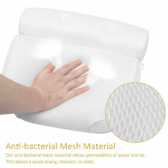 Buy 3D Spa Mesh Bath Pillow Neck Back Support Bathtub Tub Cushions discounted | Products On Sale Australia